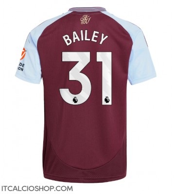 Aston Villa Leon Bailey #31 Prima Maglia 2024-25 Manica Corta